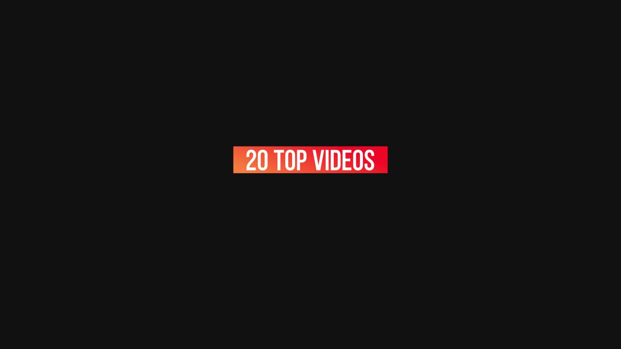 Animated Lower Third Graphics with Red and Orange Accents