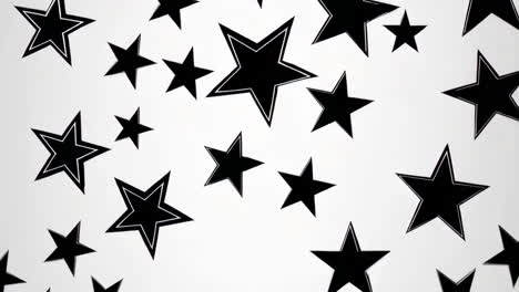 abstract black and white geometric star patterns