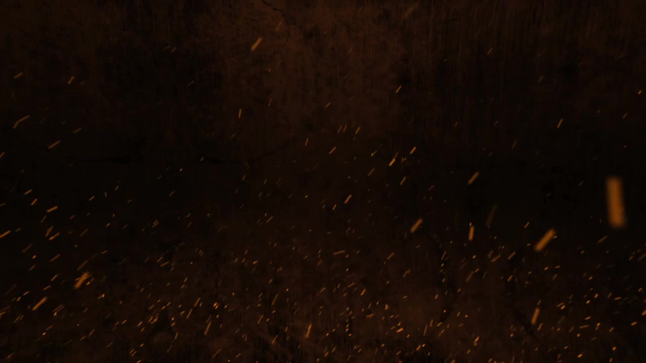 Video generado digitalmente de fuego