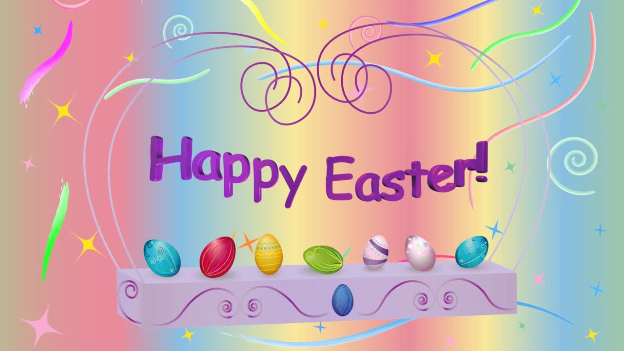 축하하는 부활절