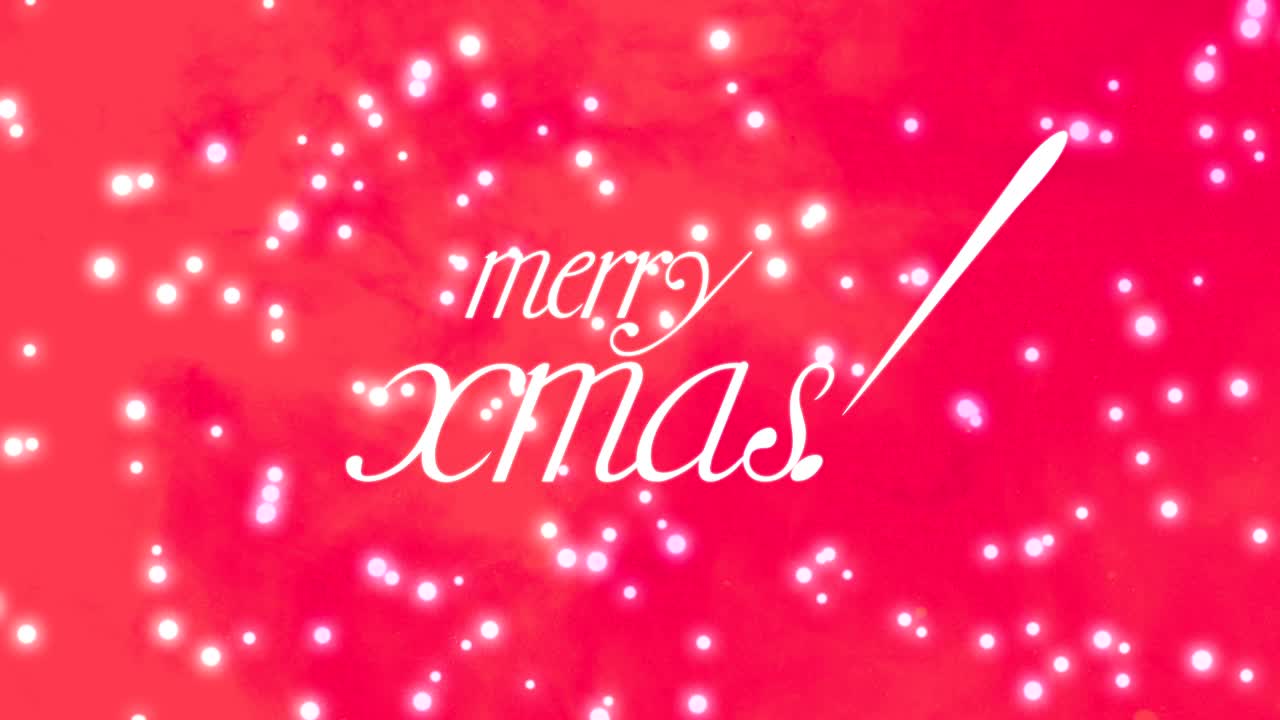 4K Merry Xmas Animation - Stars Background|Loopable