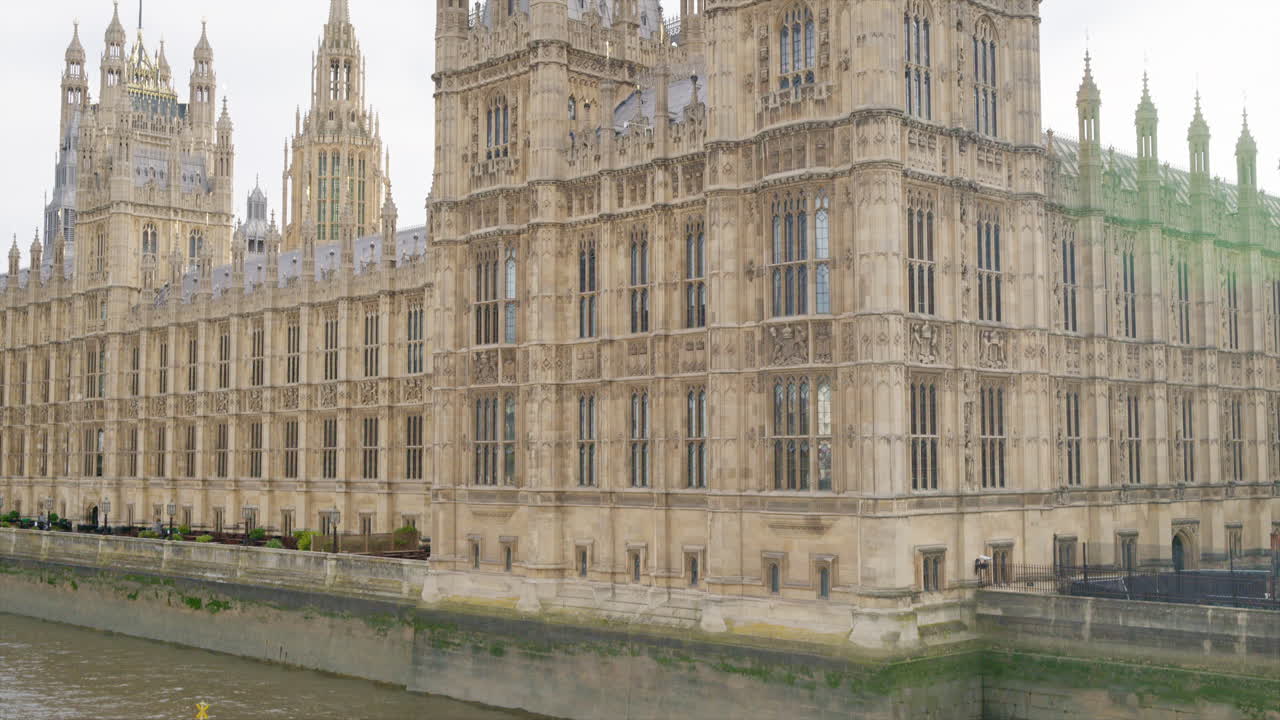 View of the Westminster Palace in London, United Kingdom. View from the Westminster bridge