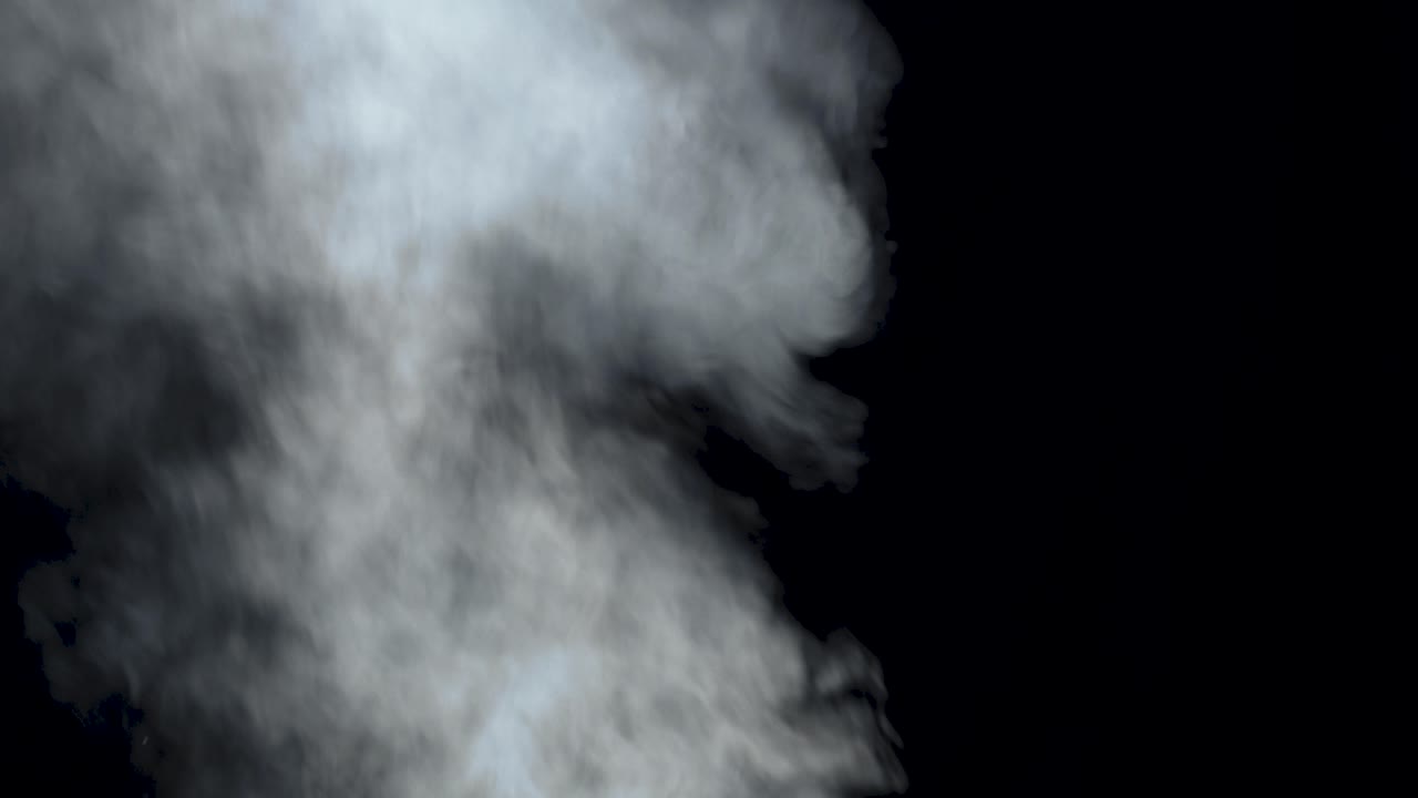 superposición transparente de niebla de humo sobre un fondo negro para aumentar el impacto de cada disparo