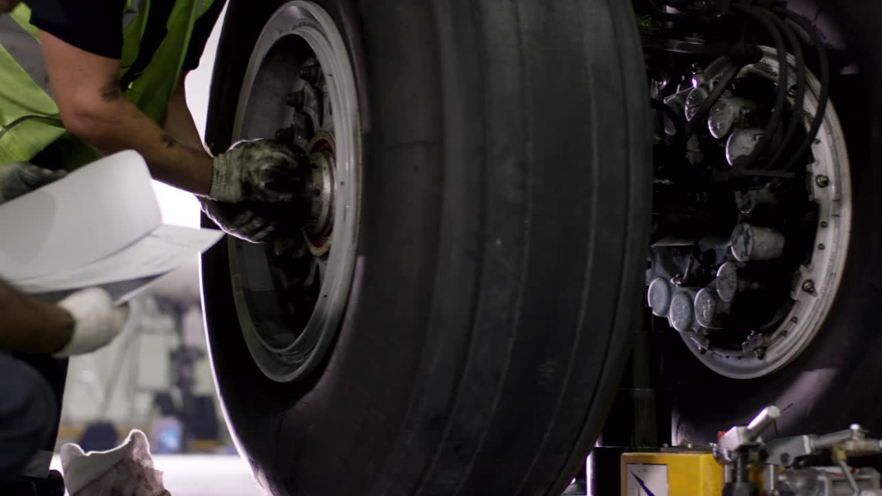 reparación de ruedas de aviones