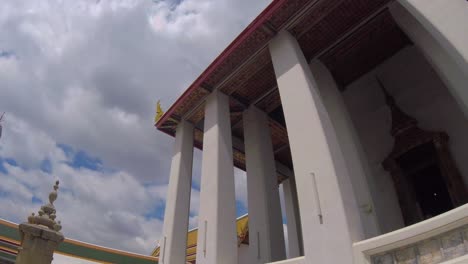 time lapse beautiful wat pho temple , bangkok , thailand