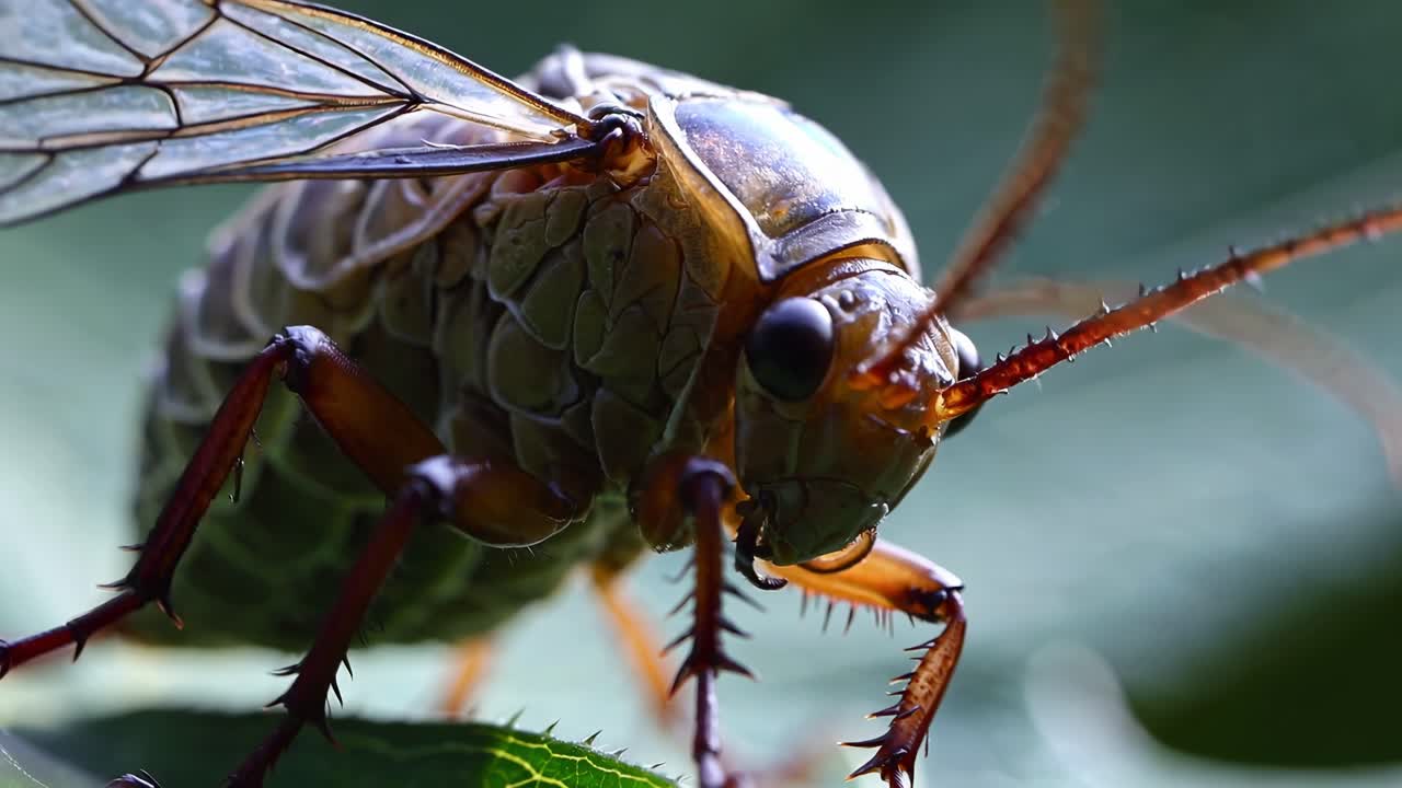 도마과 같은 곤충의 근접 사진