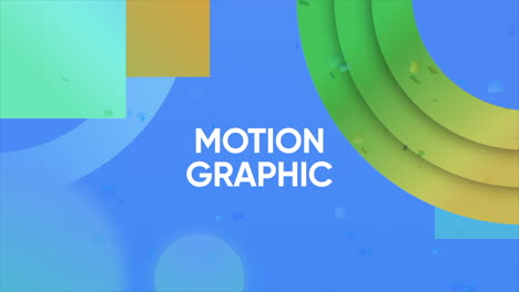 colorful motion graphic background