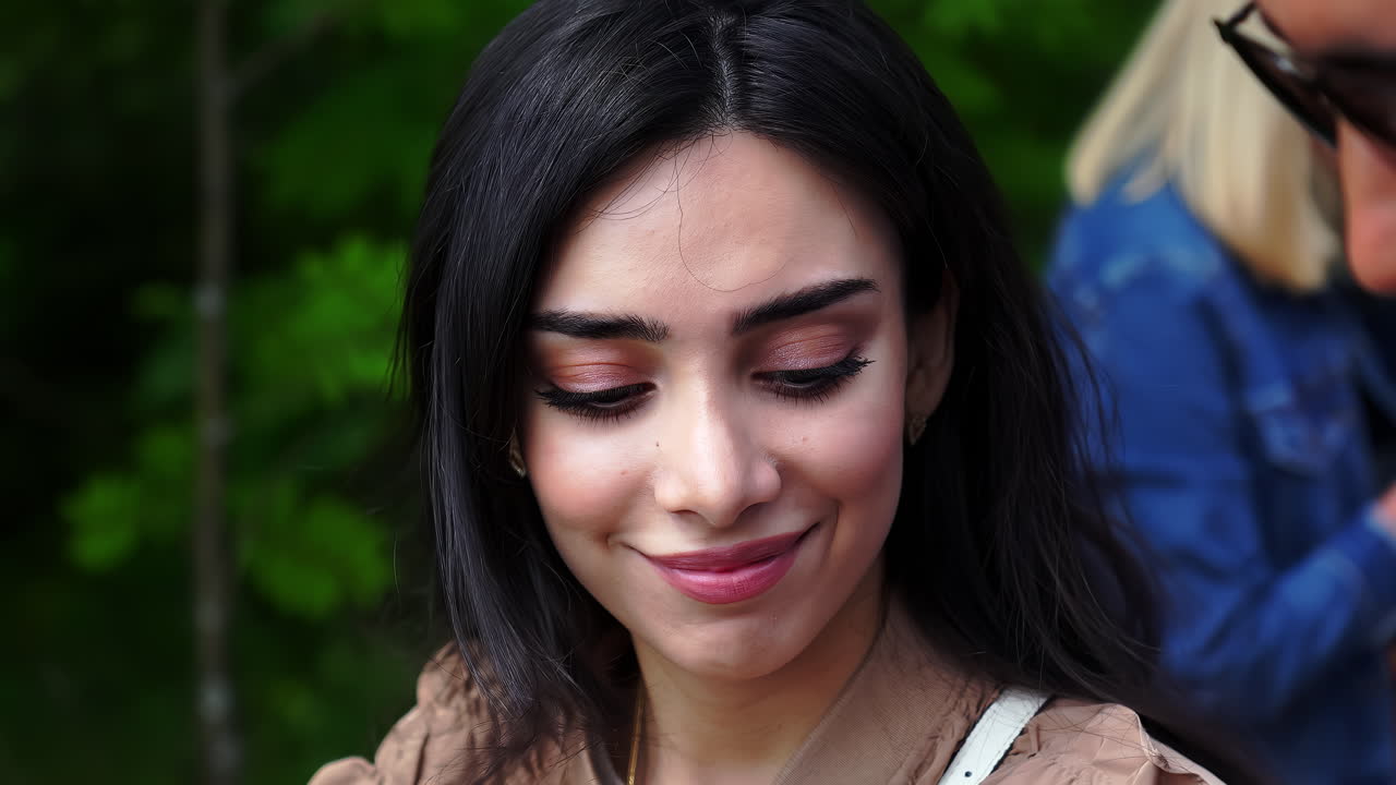 retrato de mujer al aire libre