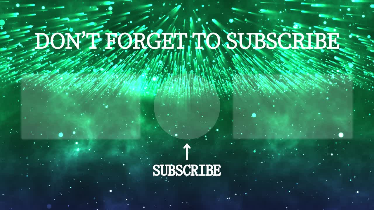 fantástico final de la luz tarjeta final de la pantalla gráficos de movimiento