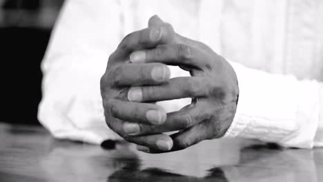 praying to god with hands together on black background with people stock video stock footage