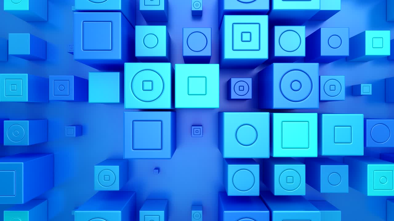 fondo de cubos animados