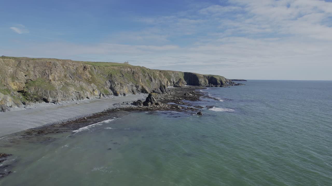 Waterford Ireland drone view of the rugged Copper Coast Epic Locations and Landscapes