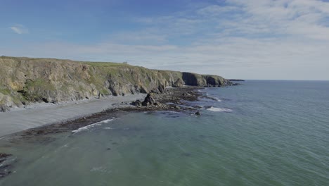 waterford ireland drone view of the rugged copper coast epic locations and landscapes