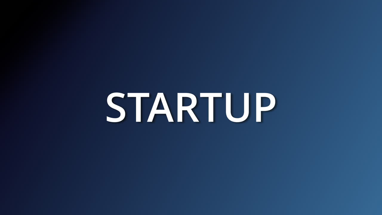 Dynamic startup graphic motion business environment modern concept visuals from a unique viewpoint