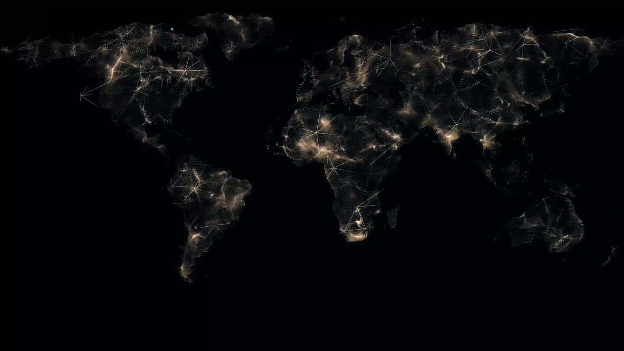 mapa de la red global