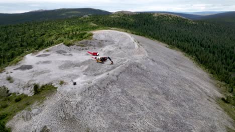 Steinbruch-Auf-Dem-Berg-In-Der-Nähe-Von-Koyuk,-Alaska