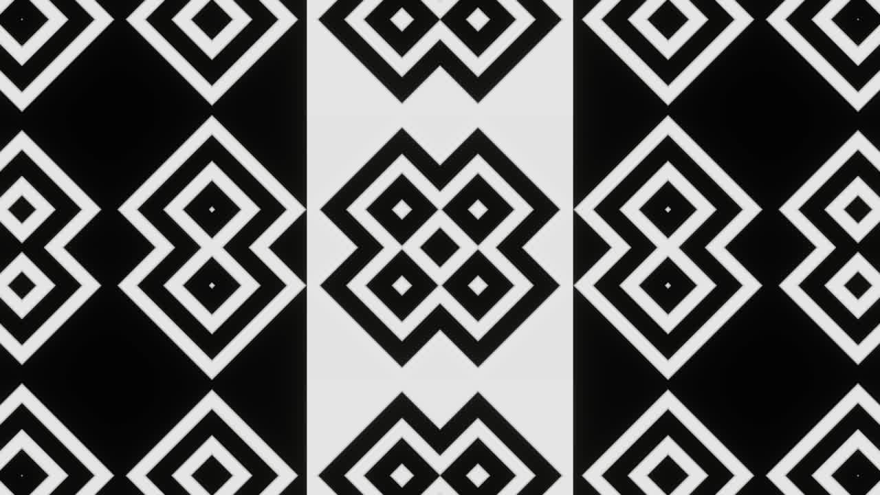 el bucle vj en blanco y negro es una animación abstracta de cuadrados para visualizaciones.