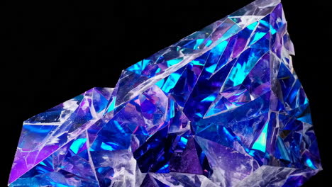 vibrant iridescent crystal structures