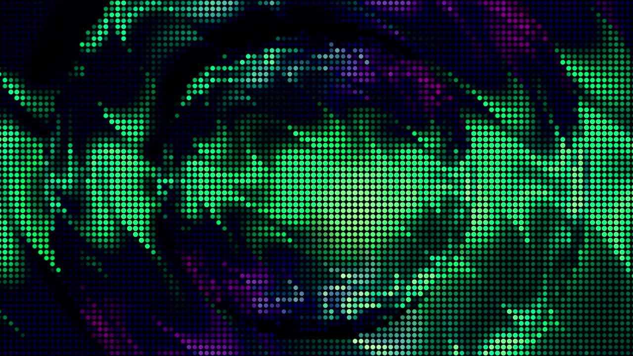 Abstract Dotted Rose Pattern