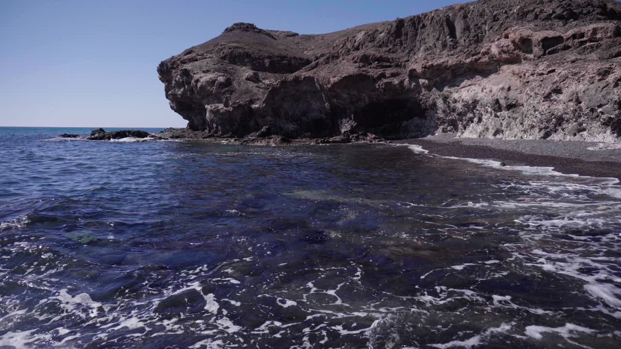 Rock formations at the coast of Fuerteventura - Canary Islands