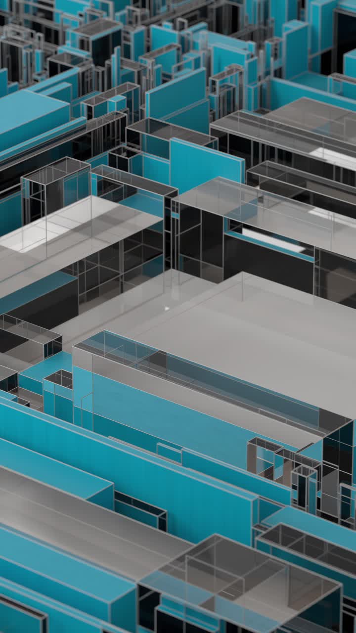 추상적인 기하학적 블록