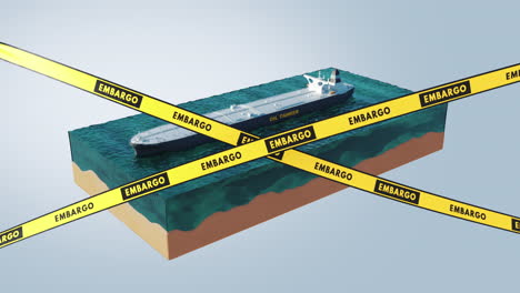oil tanker under embargo