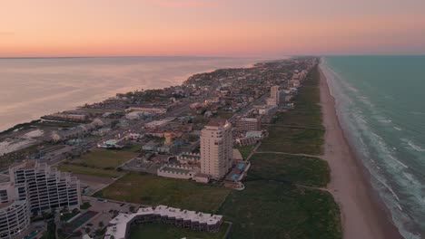 Sunset-flight-over-the-town