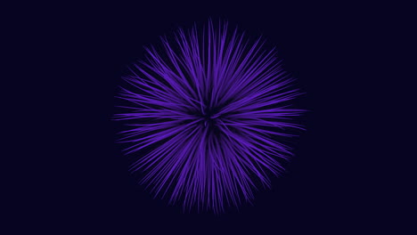 purple flower stylized digital artwork with circular petals