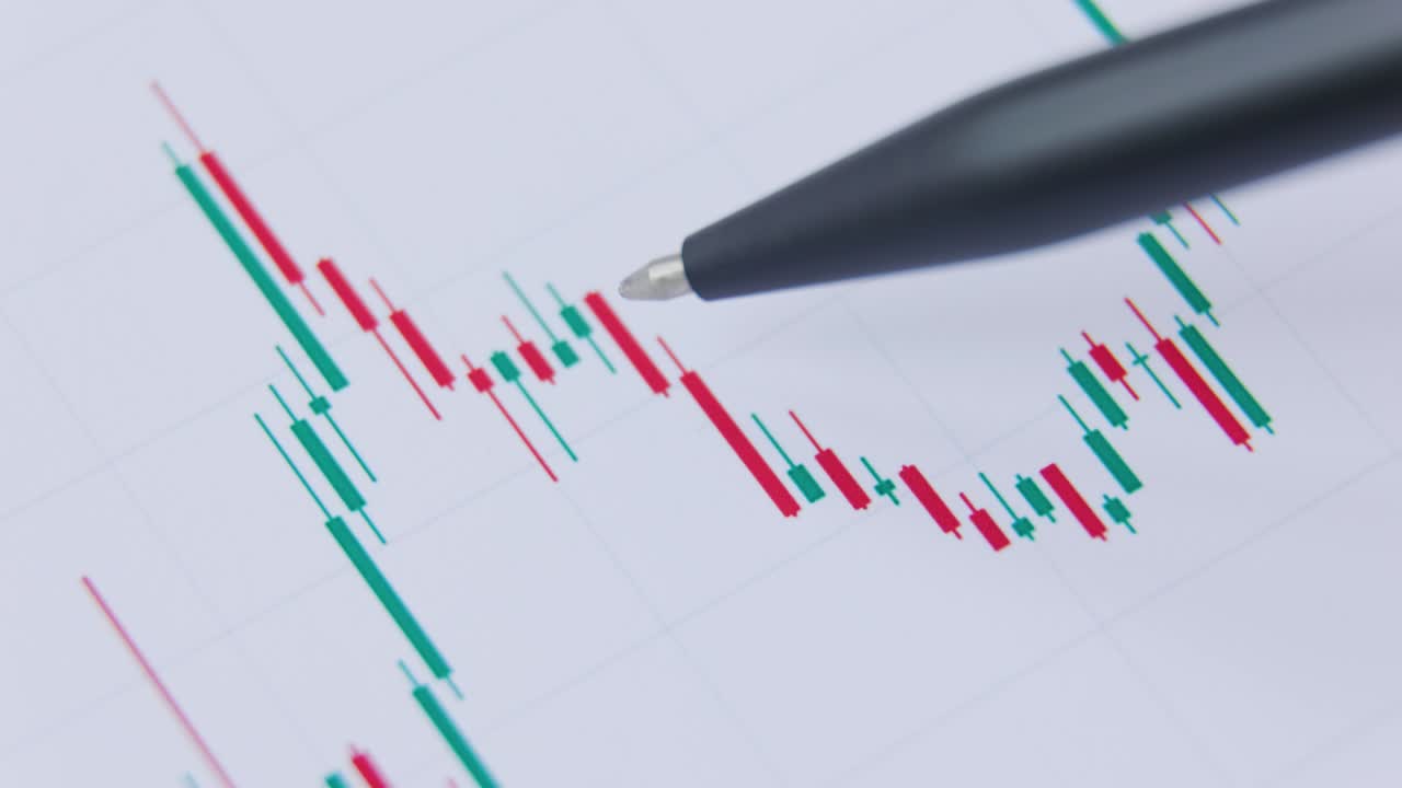 close up of a woman hands explains how to trade on the exchange