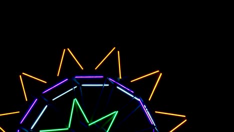 luces decorativas en la noche del festival