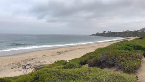 A-beautiful-beach-in-Dana-Point,-California