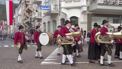 kirchham music association at the annual grape festival, meran - merano, south tyrol, italy (part 2 of 2)