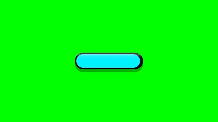 Animated Download Button Progress Bar on Green Screen
