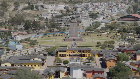 ciudad mitad del mundo toma aerea