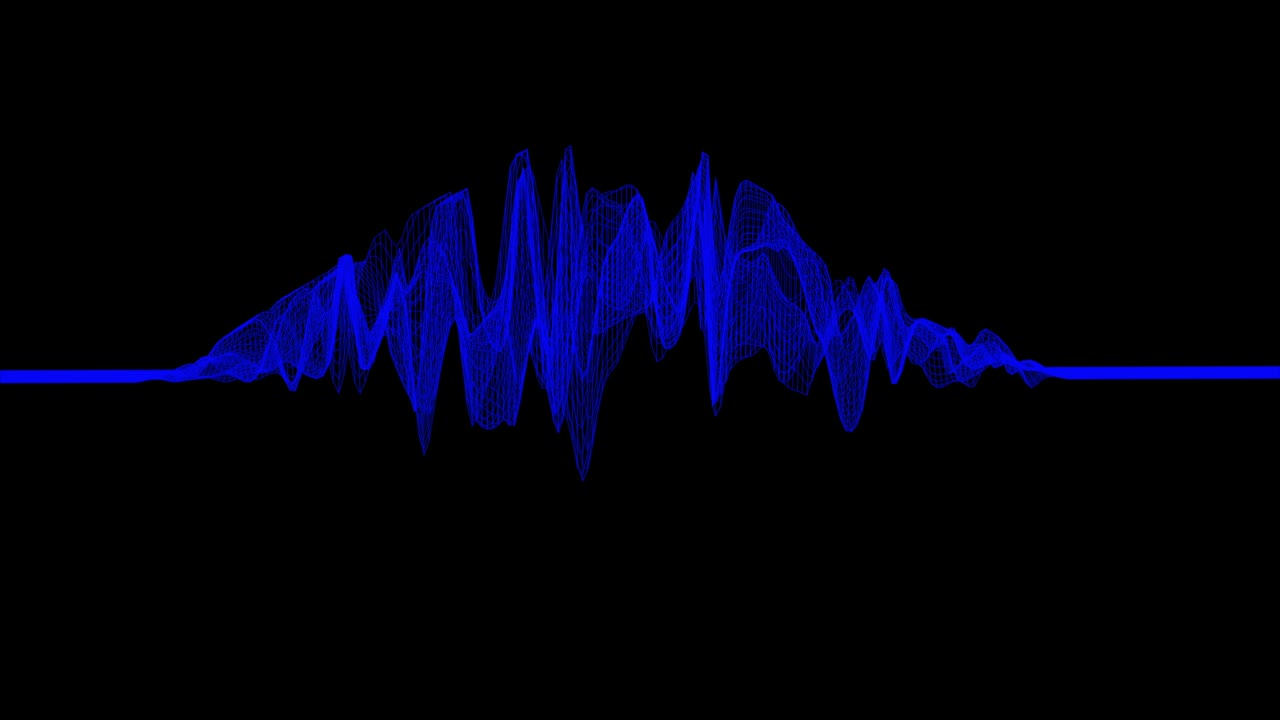 Waves data abstract background. 3d digital blue dots are connected in a network on an empty black background for overlay effect. Technology, artificial intelligence, science, dataset concept.