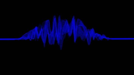 waves data abstract background. 3d digital blue dots are connected in a network on an empty black background for overlay effect. technology, artificial intelligence, science, dataset concept.