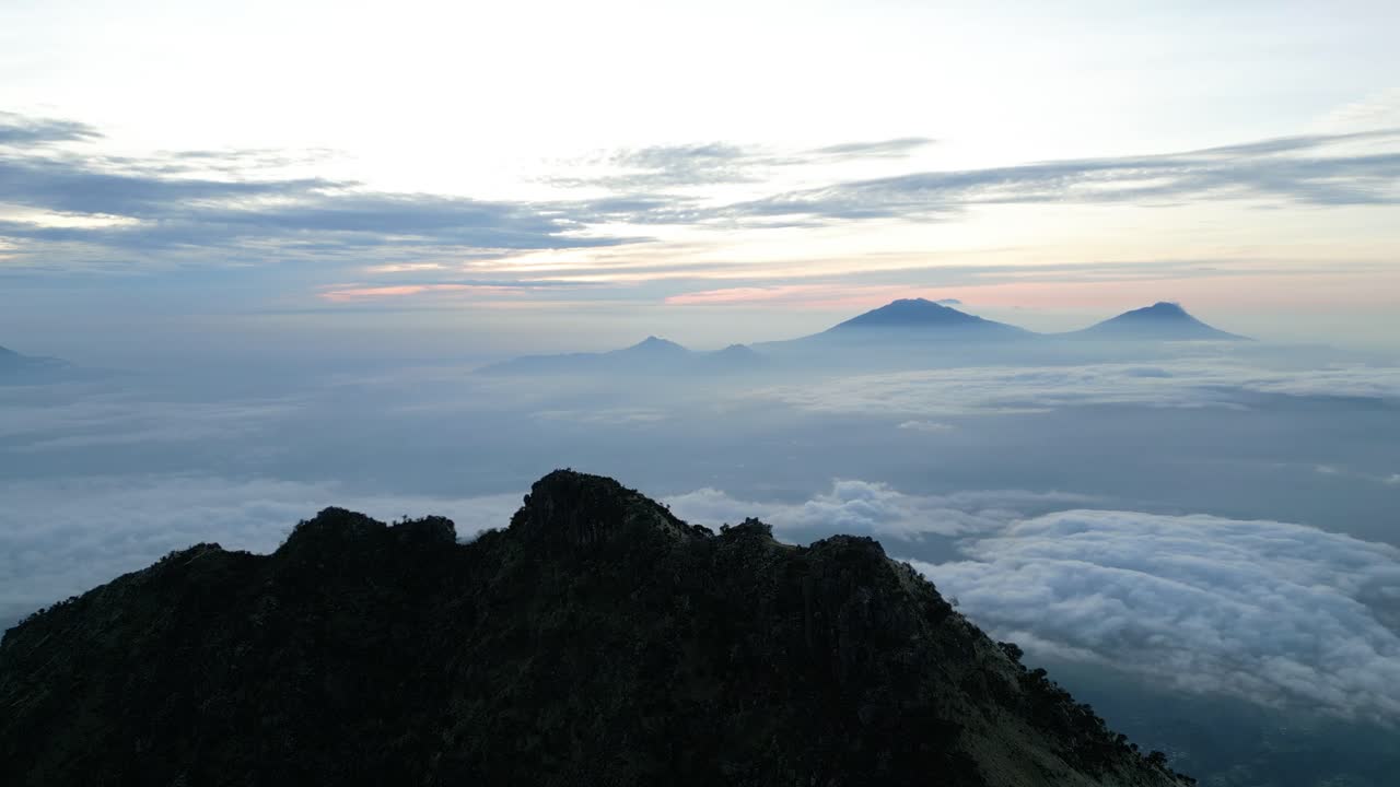 Central Java Sumbing Sindoro Mountain