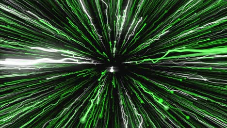 abstract green and white lines background