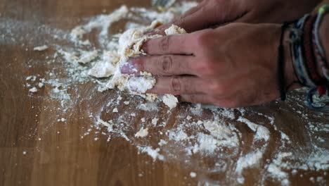 skilled chef working dough for handcrafted delights