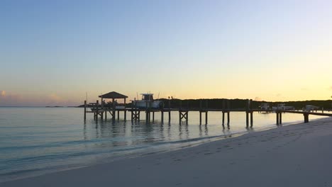 hoopers bay sunset on exuma in the bahamas