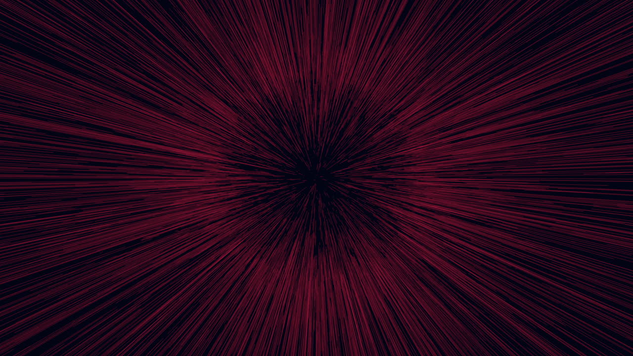 Vibrant red and black lines swirling in a circular motion, forming an intricate and dynamic spiral pattern, exuding a captivating sense of movement and energy in the image