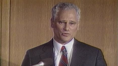 oregon governor neil goldschmidt talking in 1980s