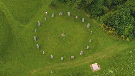 aerial view around the village schwarzenberg in germany