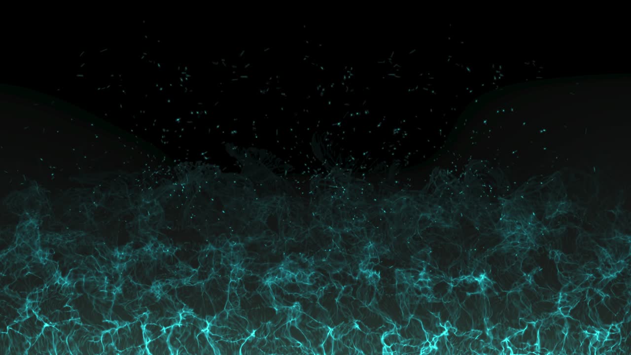 4k video of blue background with water waves pattern.