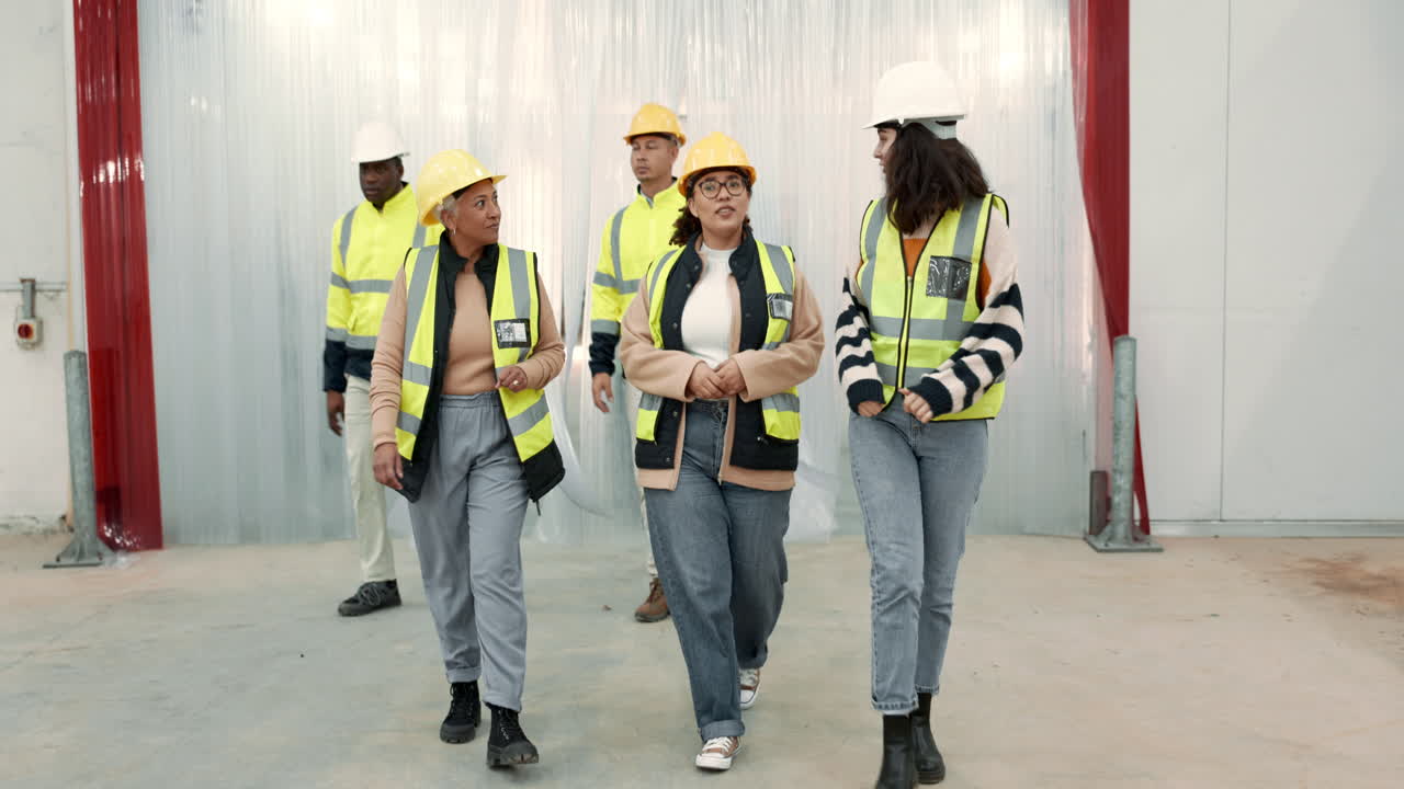 construcción, caminata y personas para la planificación