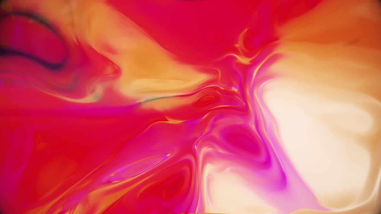 Warped Psychedelic Warm Abstract Background Loop