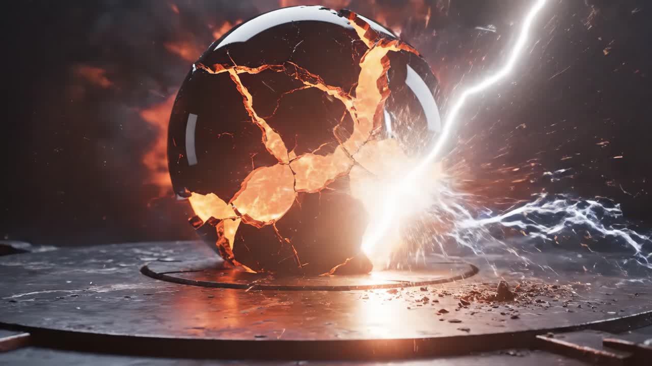 Sphere of Fire and Lightning Destruction