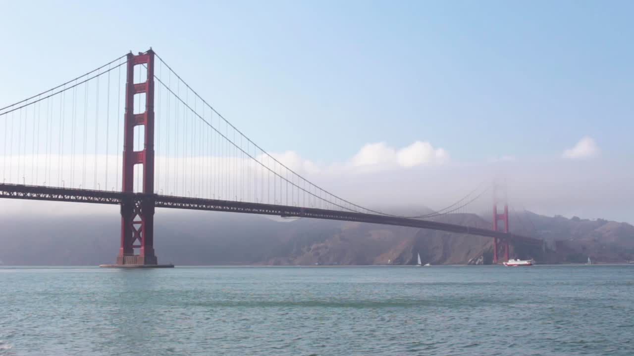 샌프란시스코 금문교 저속 촬영