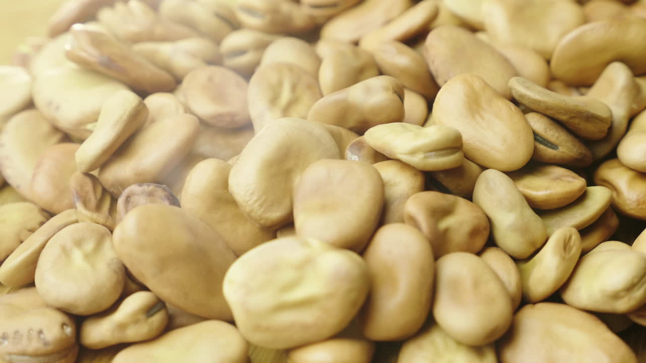 렌즈 플레어 4k 10비트 비디오가 포함된 콩의 맛있고 건강한 음식 비디오