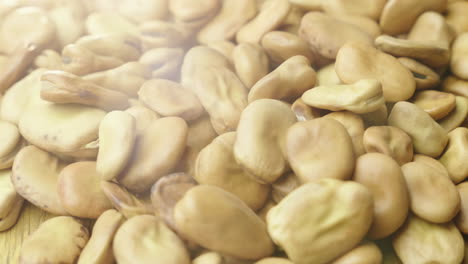 semillas de frijoles video de comida sabrosa y saludable con destello de lente 4k video de 10 bits